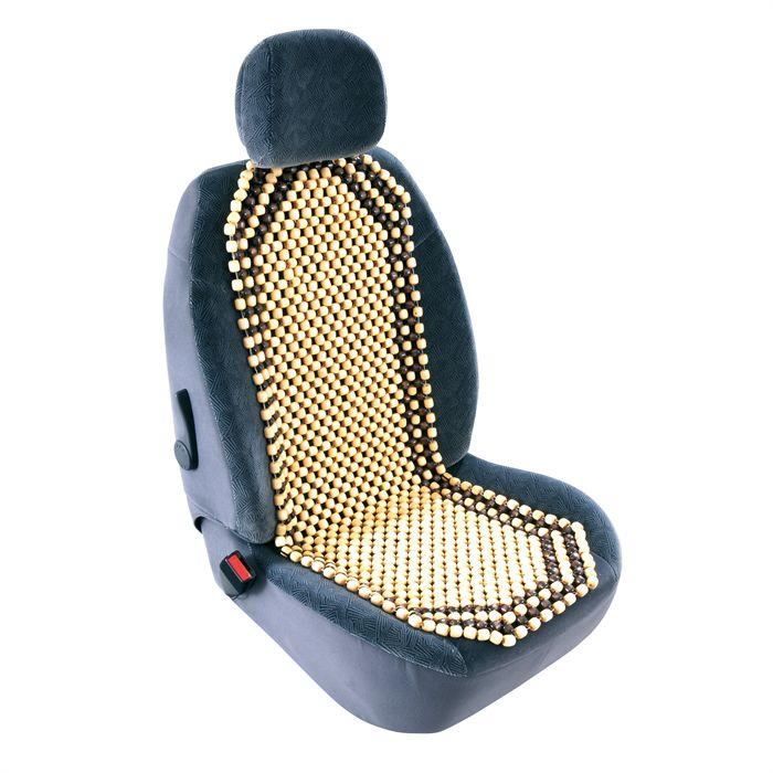 Couvre siege pour siege de voiture bille en bois