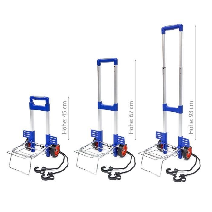 Professionnel Sac Diable Chariot de transport Lot chariot de escaliers caisse 150 kg
