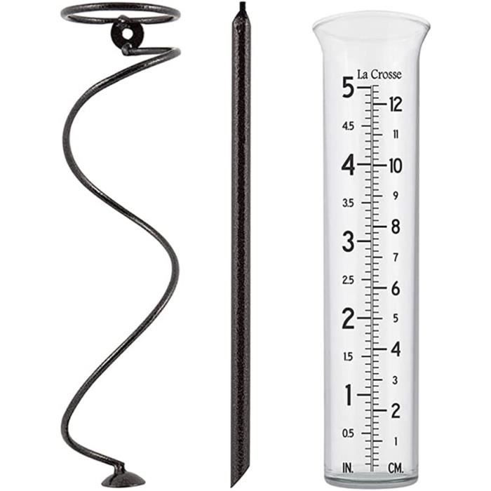 2 Pluviomètres Transparents SUCHUANGUANG - Échelle Pouces/mm | Jardin Et Extérieur