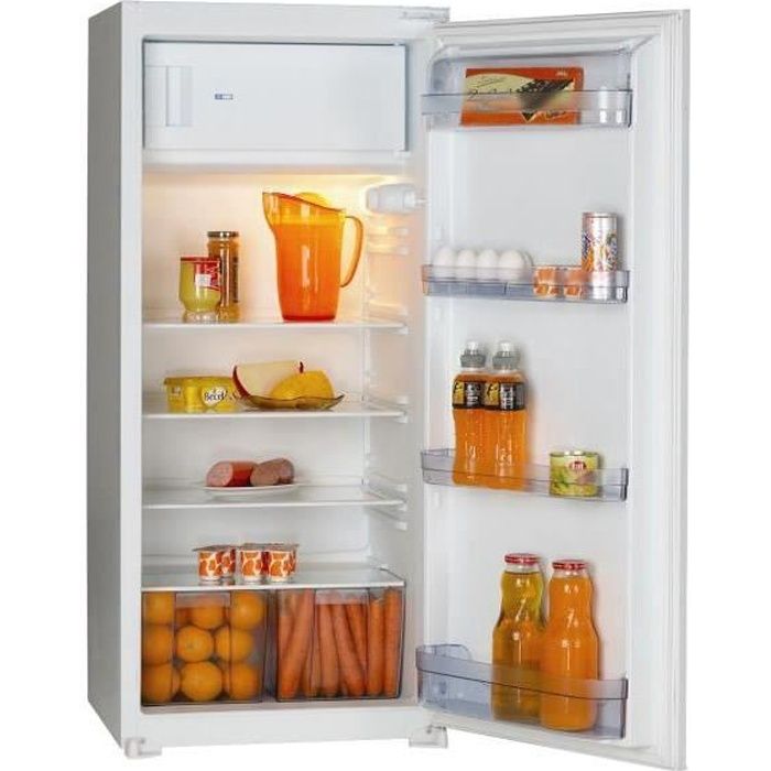Réfrigérateur/congélateur Argenté avec fonction Low-Frost. respekta KG 142 A+ 