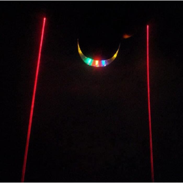 feu arrière led vélo 5 led 2 faisceaux laser matériau abs - Morocco