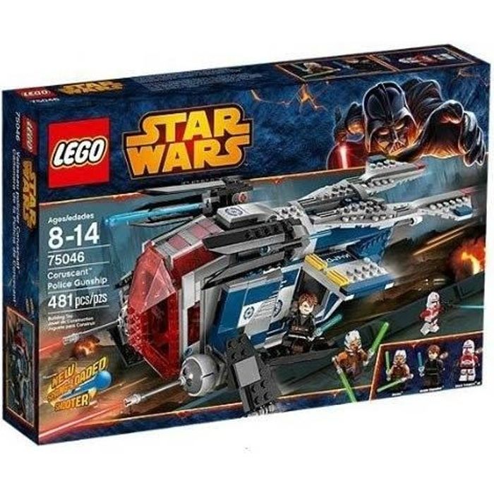 Jeu de construction - 75046 - Vaisseau de la Police de Coruscant - LEGO Star Wars - 481 pièces Reconditionné -  reconditionné disponible sur Cdiscount Seconde Vie