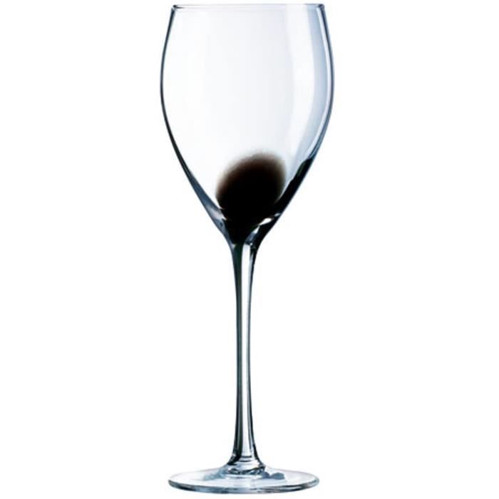 Novastyl 8013475 EMPILABLE MILLAU Lot de 3 Verres à vin Verre Transparent 30,8 x 7,45 x 14,6 cm 0,22 L