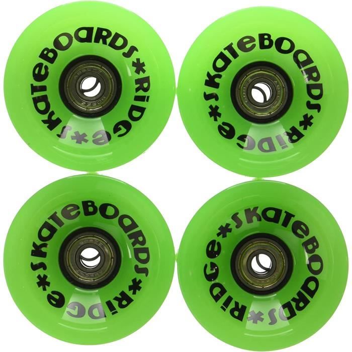 Roue de skateboard Polyuréthane 70mm 78A ABEC 7 Blanc Achat