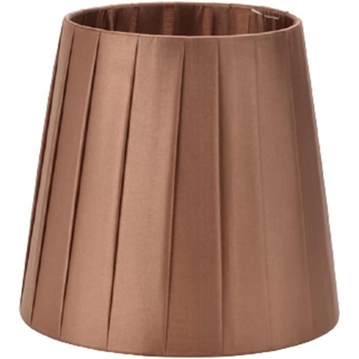 Abat-jour Tissu Plissé 40cm - Pour Douille E27 Lampe Ou Lampadaire