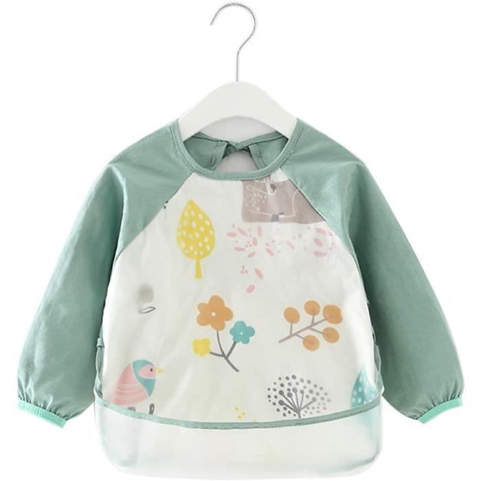Bavoir Manches Longues Tablier Bebe Repas Bavoir Bebe Impermeable Salopette Enfant Tablier De Peinture Enfant Cerf 110cm 968 Cdiscount Puericulture Eveil Bebe