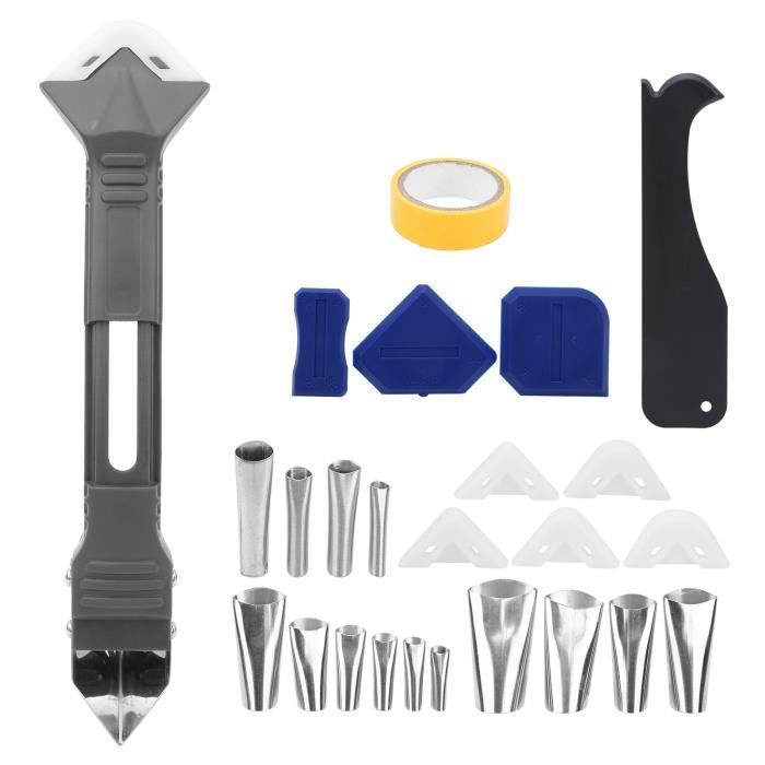 Outils De Calfeutrage En Acier Inoxydable, Outil De Finition De Mastic