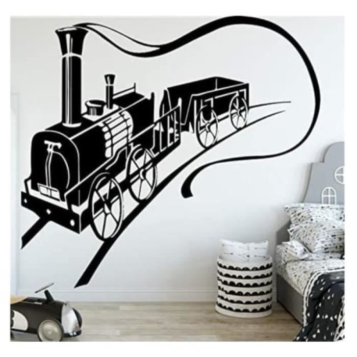 Autocollant Chiffres Exquis Fort Nuit Amovible - Décoration Murale Garçon Chambre 58x72cm