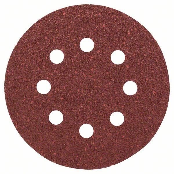 Lot de 5 disques abrasifs Bosch Velcro ⌀125mm grain - vue 2