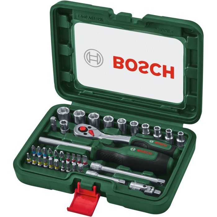 Set de cliquets 14 BOSCH 37pcs