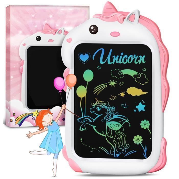 Jouet Fille -Educative Jeux Cadeau Fille Enfant 1 2 3 + Ans Creatif, Ardoise  Magique Tableau Magnetique LCD Tablette Graphique,Rose - Cdiscount Jeux -  Jouets