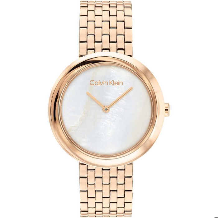 Montre - Acier Or - Calvin Klein - 25200322 Or rose, Blanc, Chic ...
