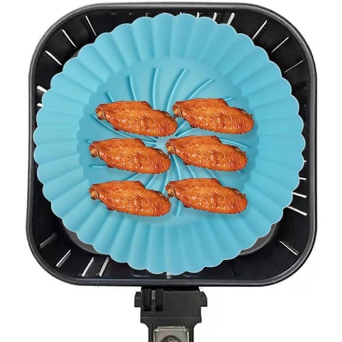 Panier Friteuse En Silicone,Accessoire Air Fryer,Pot En Silicone Pour Friteuse À Air,Panier En
