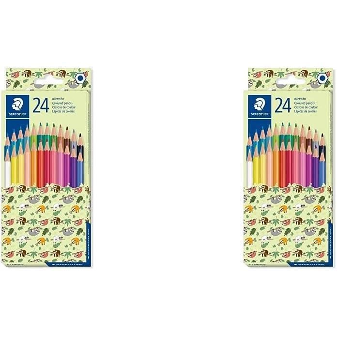 Staedtler Crayons De Couleur 72 Pièces Boîte Métal - Mine 3mm Douce Pour Artistes