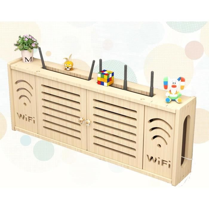 Étagère De Routeur Murale Support De Routeur Wifi Suspendu Au Mur Boîte ...