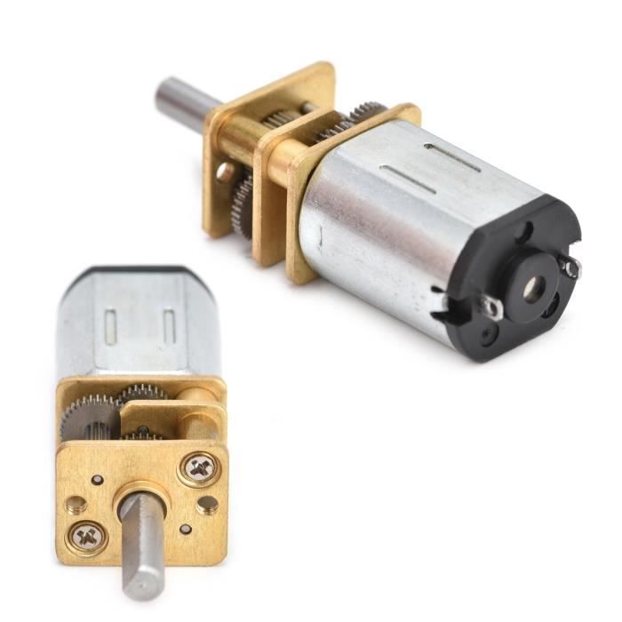Moteur à Engrenages 110V AC 450 RPM - Réducteur 1:3 - Vitesse Variable Réversible - Pour Bricolage Et Machines