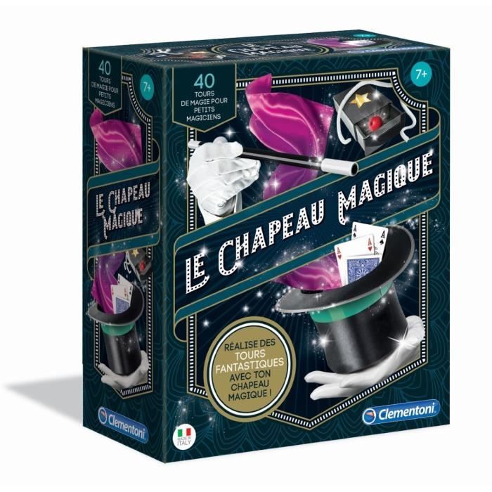 Jeu de magie - Clementoni - Le Chapeau Magique - 40 astuces