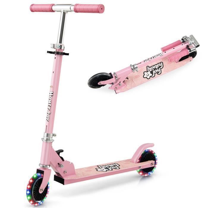 Trottinette enfant Croxy Evo, à 3 roues, guidon réglable en hauteur