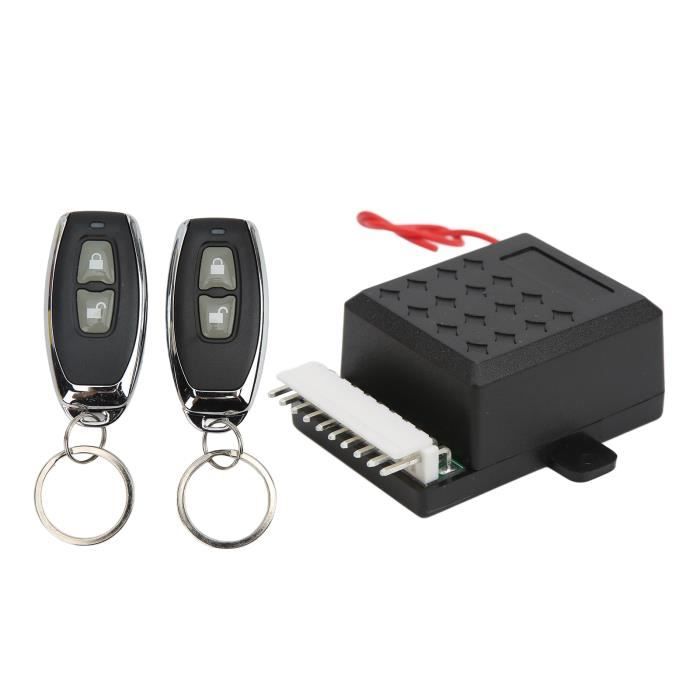 Système Alarme Voiture 1 Voie - Entrée Sans Clé Et Antivol - Lot De 2 Télécommandes