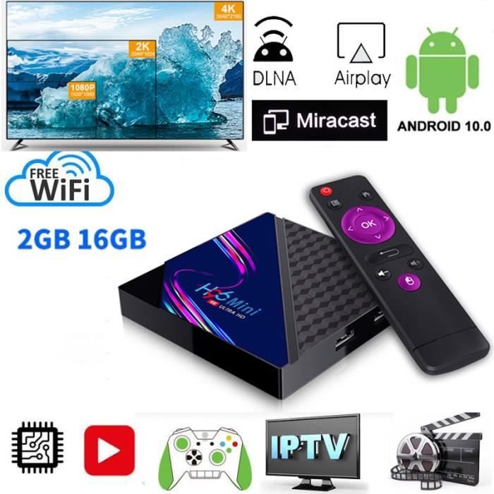 MXQMini TV Stick With Android 10.0 4K Smart TV Box 2.4G WiFi Mini Smart TV  Stick H.265 Media Player Set