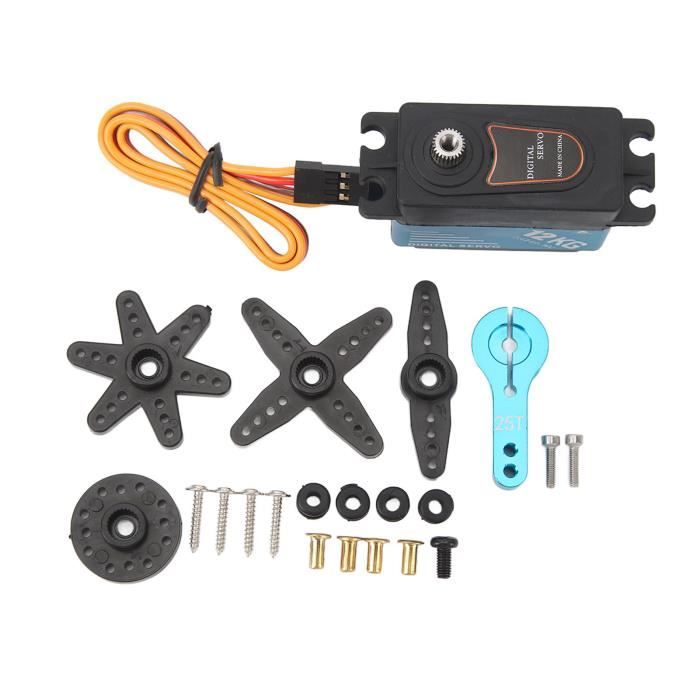 Micro Servomoteur Numérique 1,5 G - 2 Pièces, Couple Élevé, Réponse Rapide 900-2100µs | Pour Mini Drones, Avions RC, Vol 3D