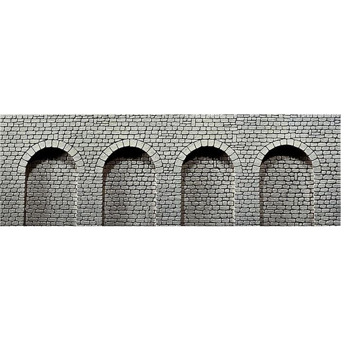 Faller - Modélisme accessoires de décor HO - Plaque de mur : Briques