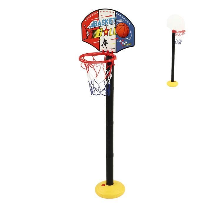 Costway Mini Panier Basket Panneau De Basket-ball En Pc Et Nylon Pour  Enfants