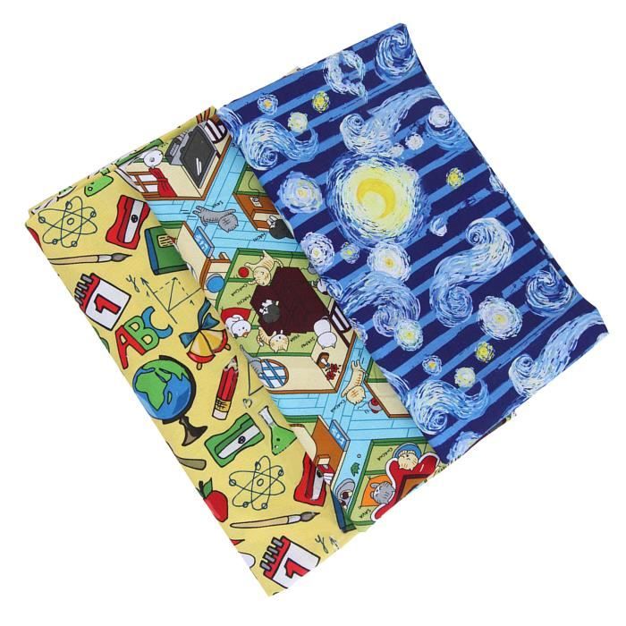 Lot De 2 Toiles Monk Cloth Pour Punch Needle 67x50 Cm – Tissu De Coton Doux Et Résistant Idéal Broderie Et Tufting