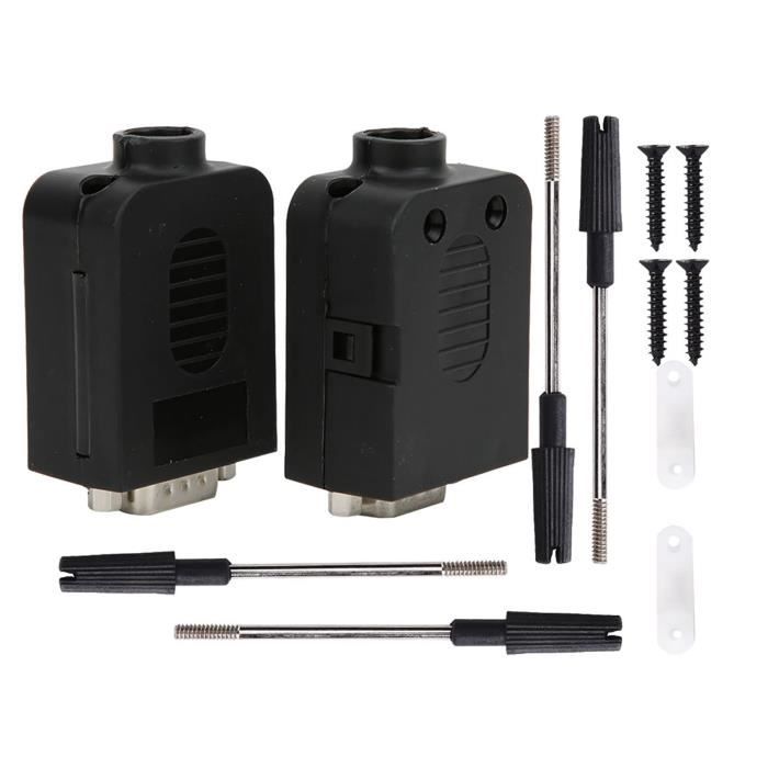 BGTXINGI Lot De 20 Pièces (10 Paires) Adaptateurs DB9 RS232 Mâle-Mâle Et Femelle-Femelle – Connecteurs Série 9 Broches De Qualité
