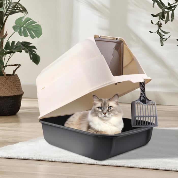 Comparer les prix de Bac à litière pour chat - YIYI - Grande capacité - Noir