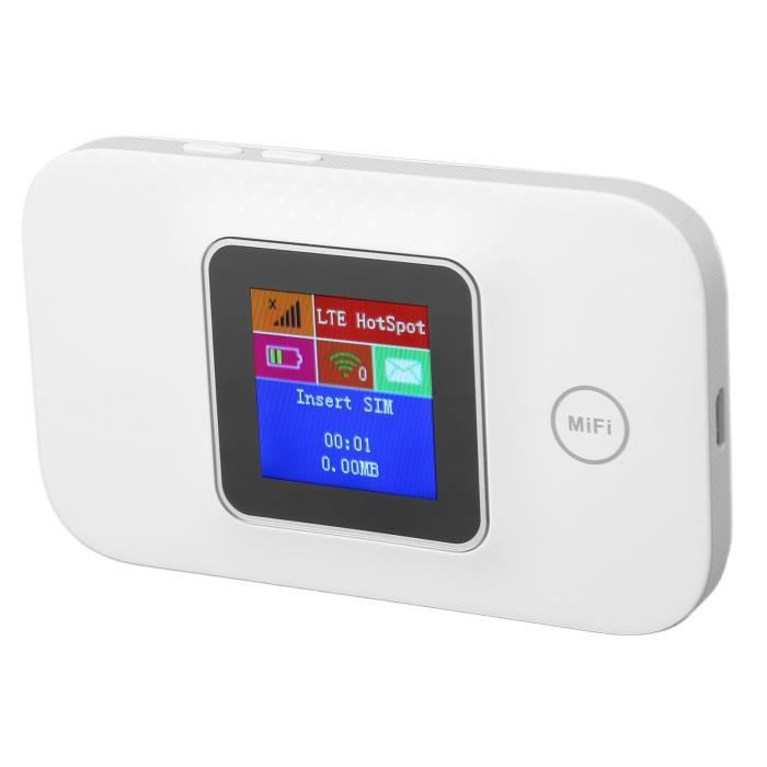Router WiFi Mobile 4G LTE Portatile, Hotspot Wireless 300 Mbps Con Slot Per Scheda SIM, Supporto Bande Europee, Fino A 10 Utenti, Plug And Play - 2
