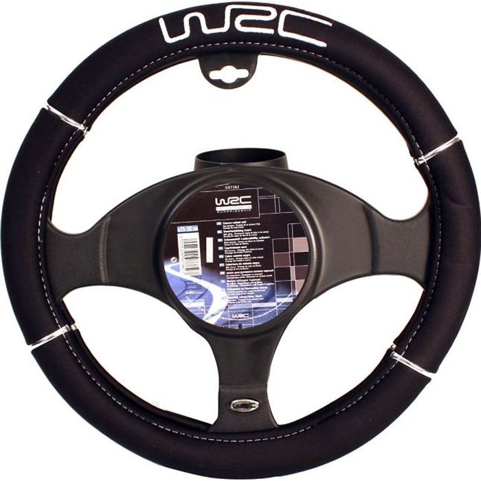 Protecteur de Manchon de Volant Anti-D/érapant Diam/ètre 37-38cm//15 Pouces Couvre Volant 37-38 cm Housse de Volant Universel Black