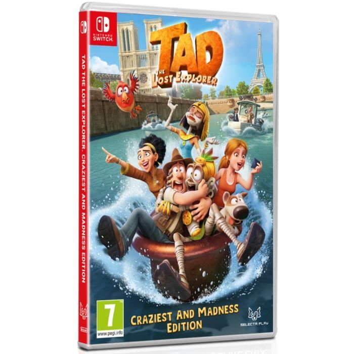 Tad the Lost explorer Craziest and Madness Edition Nintendo Switch