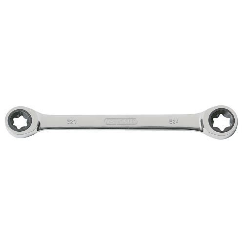 Clé à cliquet polygonale TORX CHROME plus E10 E12 KSTOOLS