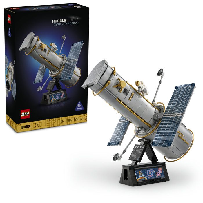 LEGO Icons 11382 Le Télescope Spatial Hubble Set de Construction Adulte DIY Cadeau