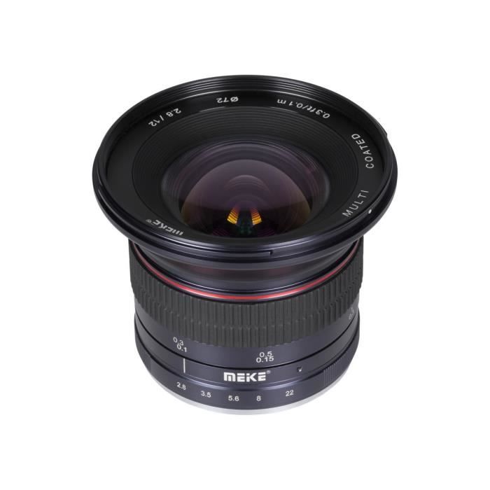 Objectif 35 Mm F1.7 Pour Sony E-Mount (APS-C) - Grande Ouverture - Multicouches - Compatible A6000, A6300, NEX, Etc.