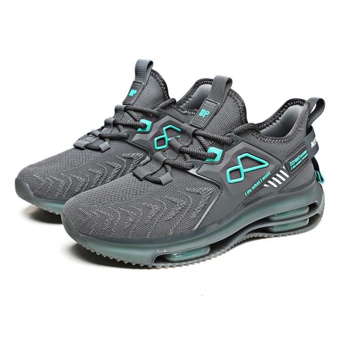 INSFITY Baskets Homme Sport - INSFITY - Orange Gris Noir - Respirantes et Confortables