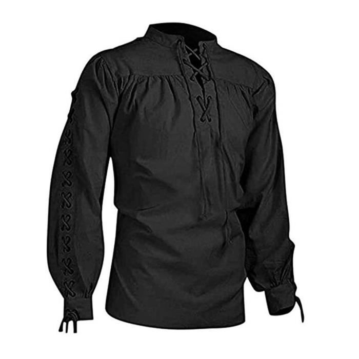 Chemise col hot sale montant homme