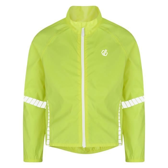 Veste de vélo pour garçon Regatta - Jaune fluo - Imperméable et respirante - 100% polyester