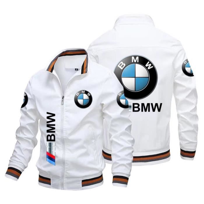 Blouson Homme BMW-M Mode Imprimé Regular Fit Col montant Veste Zippée  Casual Confortable Marque Luxe de Veste Hommes, S-4XL Blanc - Cdiscount  Prêt-à-Porter