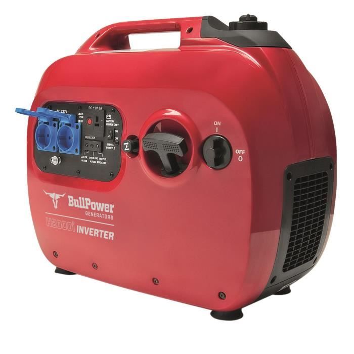 BULLPOWER Groupe Electrogène Portable Inverter H2000i - Cdiscount Bricolage