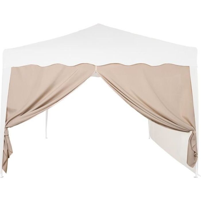 INSTENT panneau latéral beige avec fermeture à glissière, sans fenêtre