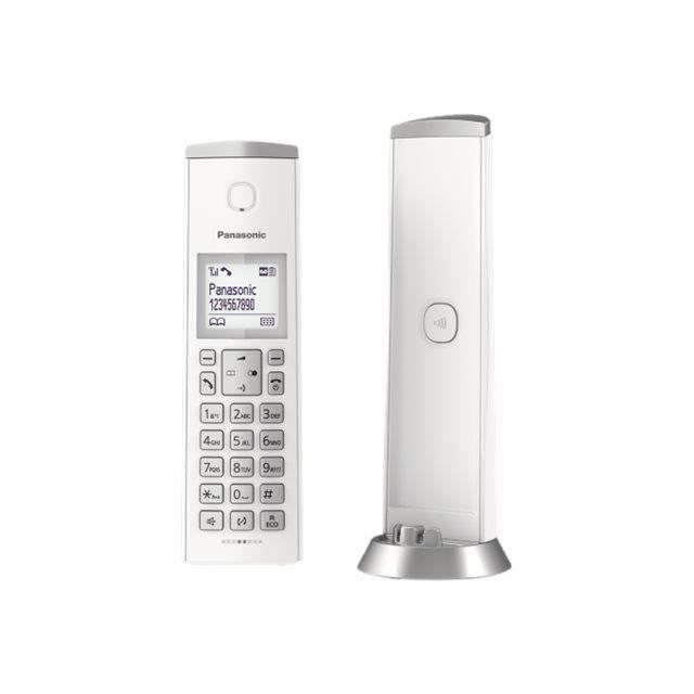panasonic telephone fixe sans fil kx tgk220gw - vue 2