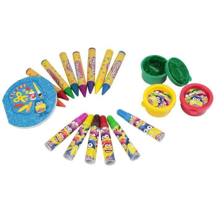 play doh boite de coloriage et pate a modeler achat vente jeu dessin pochoir prix folie 3517132201382 black week cdiscount serpent
