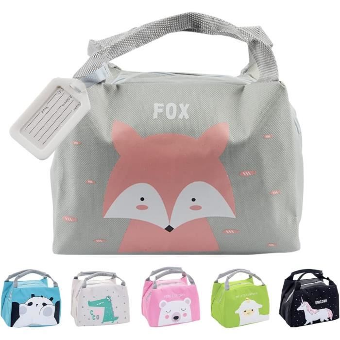 DKDDSSS Sac Isotherme Enfant, Sac à Lunch Pour Fille, Panier Repas
