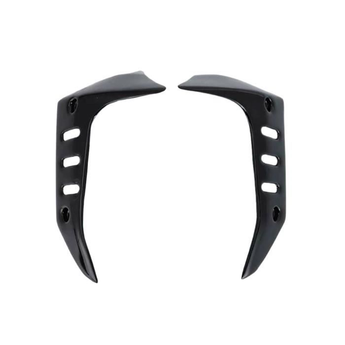 Kit Carenatura Radiatore Per Kawasaki Z750 (2004-2007) - 2 Pannelli Laterali In ABS Nero, Sostituzione Copertura