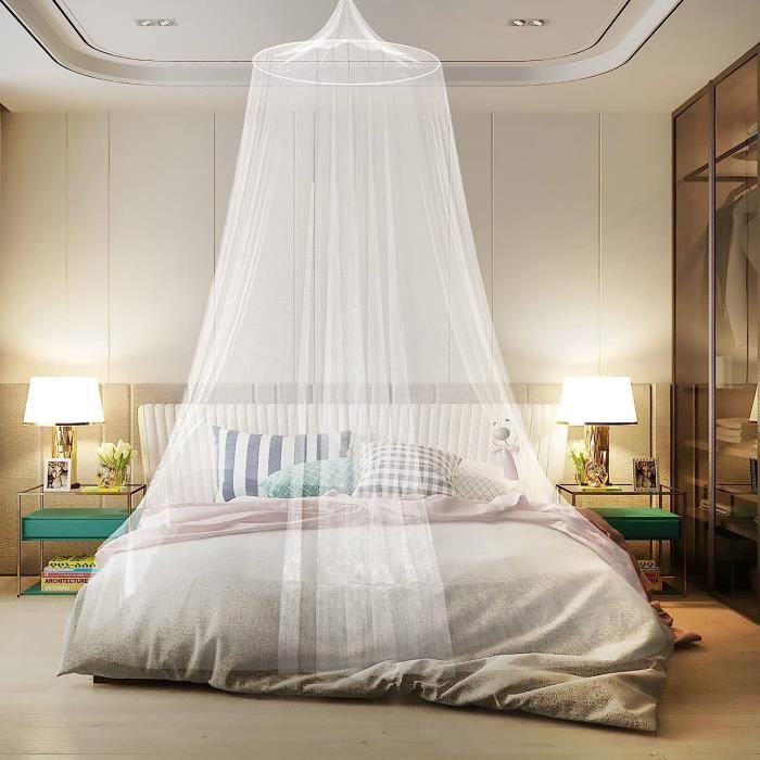 Filet de lit enfant Auvent de lit filet de lit violet foncé moustiquaire  rideaux maille de lit décoration d'intérieur pour - Cdiscount Maison
