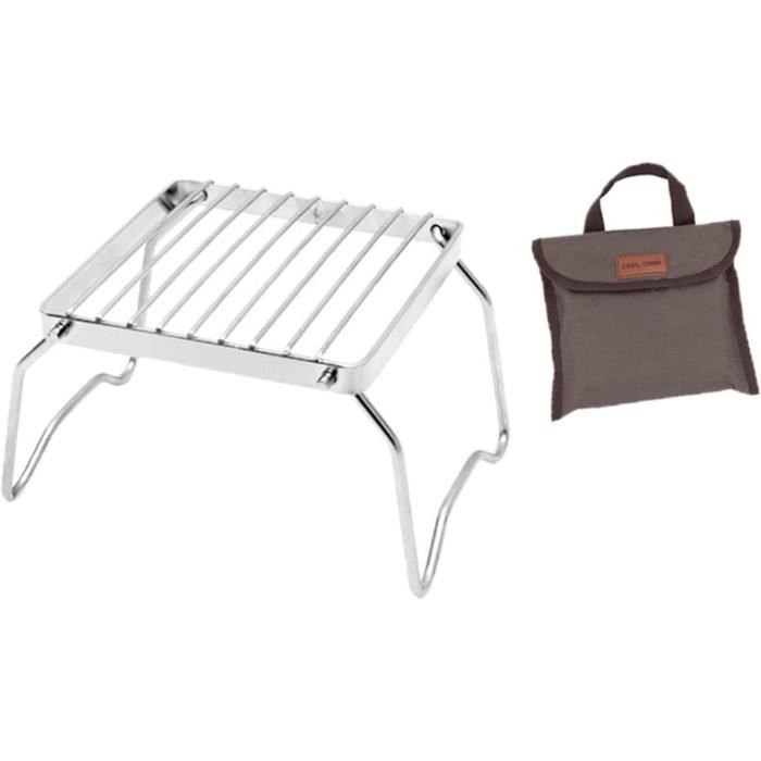 Grille de barbecue - ATYHAO - Rectangulaire - Acier inoxydable - Lave