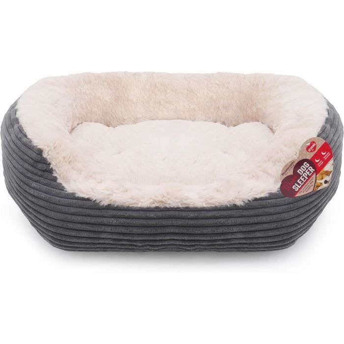 Meilleurs prix pour Rosewood Panier Gris Jumbo pour Chien en Velours Côtelé-Peluche 63,5 cm286