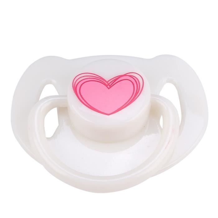 Pewell Sucette magnétique,Sucette de poupée Reborn | Mamelon magnétique de Simulation en Forme d'ours Mignon, Jouet de sucettes magnétiques pour bébé Reborn Uniquement